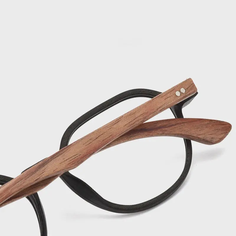 Unisex Square Full Rim Acetate Flat Top Prescription Glasses 7592 — view 4 | Rx Spectacle