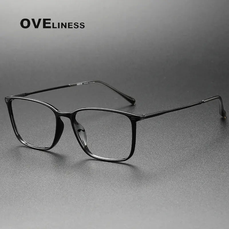 Women's Square Full Rim Titanium Prescription Glasses 328636 — view 4 | Rx Spectacle