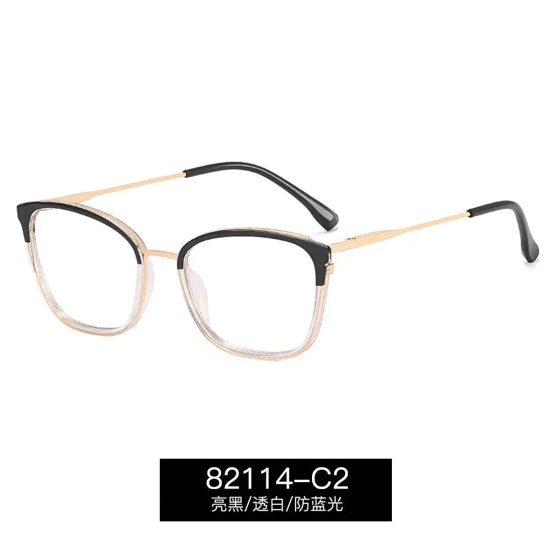Women's Cat Eye Full Rim TR90 Prescription Glasses 82114 — view 4 | Rx Spectacle