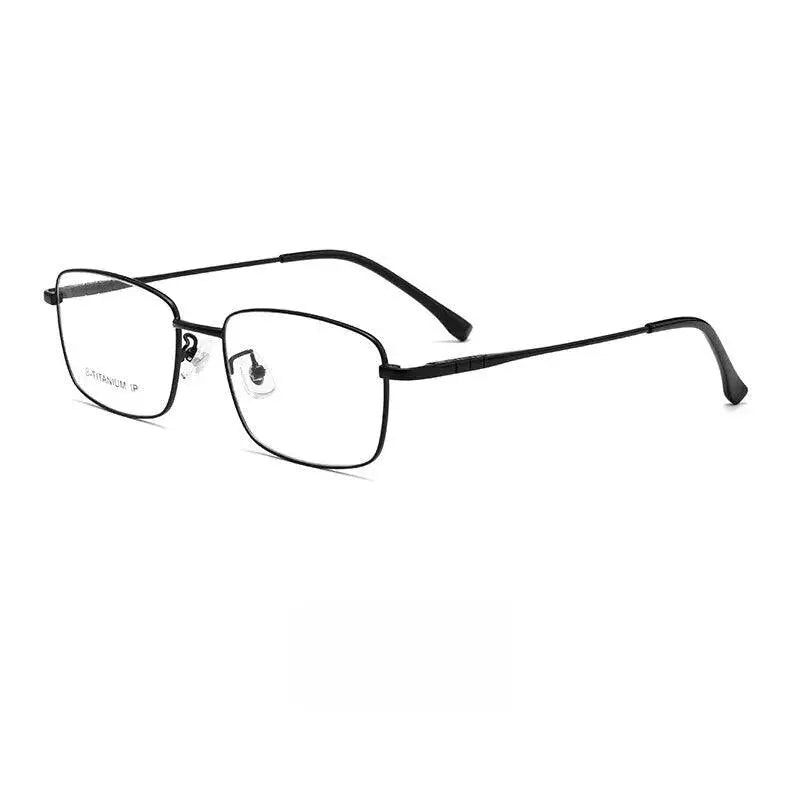 Men's Square Full Rim Titanium Prescription Glasses Mc82208 — view 8 | Rx Spectacle