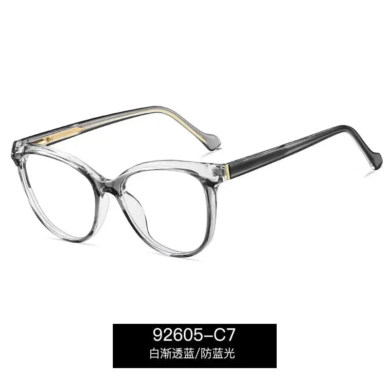 Women's Square Full Rim TR90 Prescription Glasses 392605 — view 9 | Rx Spectacle