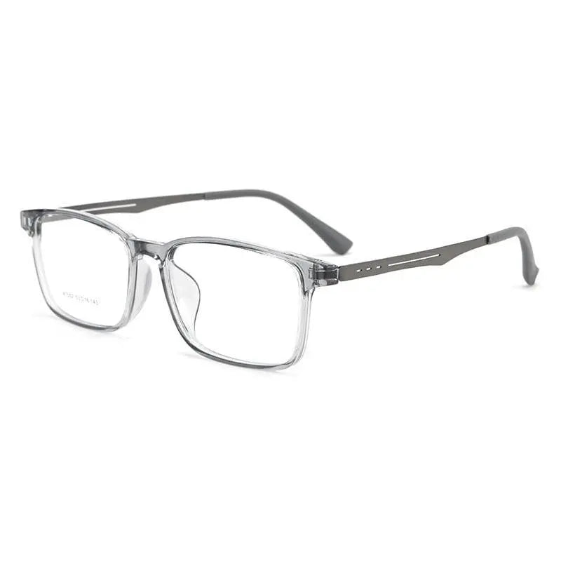 Unisex Square Full Rim Titanium Prescription Glasses A1002 — view 2 | Rx Spectacle