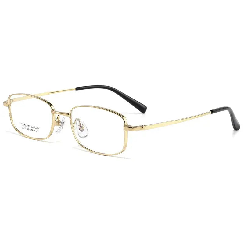 Women's Square Full Rim Alloy Prescription Glasses 36501 — view 5 | Rx Spectacle
