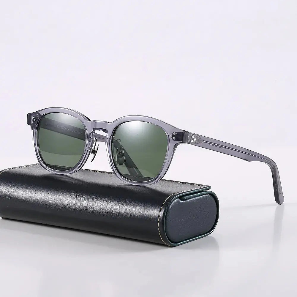 Men's Square Full Rim Acetate Prescription Glasses 4950 — view 1 | Rx Spectacle