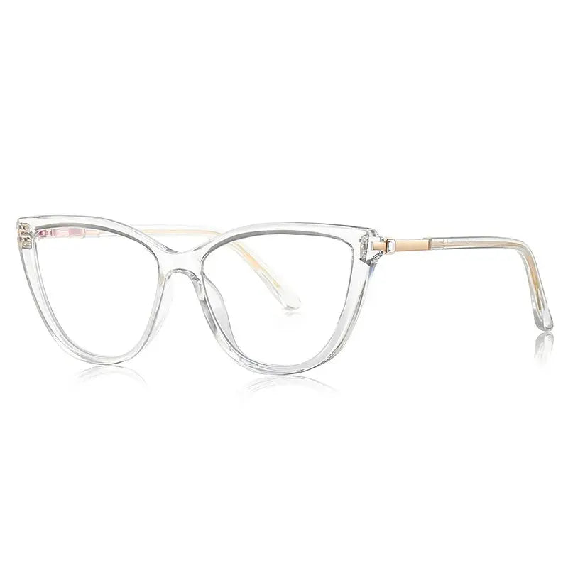 Women's Cat Eye Full Rim TR90 Prescription Glasses 72239 — view 7 | Rx Spectacle