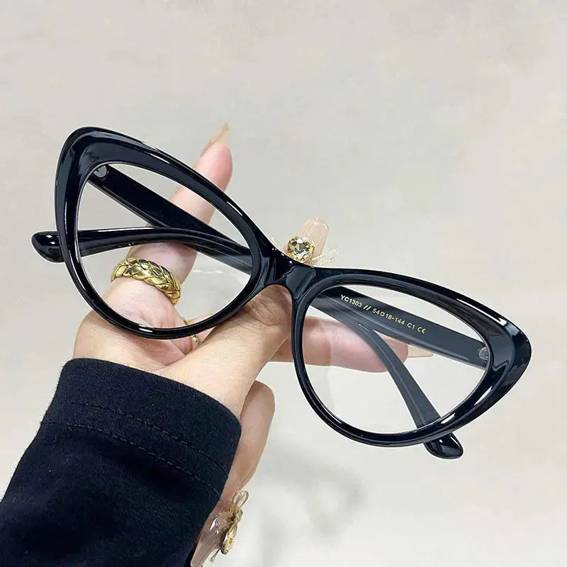 Unisex Cat Eye Full Rim TR90 Prescription Glasses 71303 — view 5 | Rx Spectacle