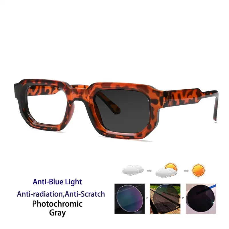Unisex Square Full Rim TR90 Reading Glasses 71853 — view 4 | Rx Spectacle