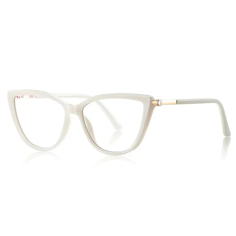 Women's Cat Eye Full Rim TR90 Prescription Glasses 72239 — view 8 | Rx Spectacle