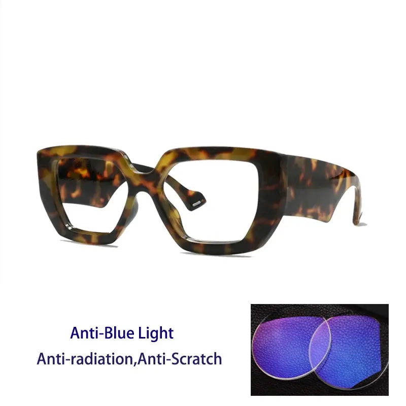 Unisex Square Full Rim Acetate Reading Glasses 86320 — view 5 | Rx Spectacle