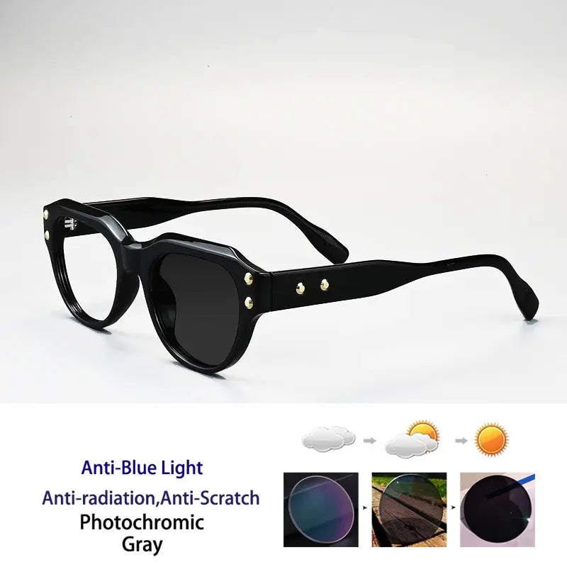 Unisex Oval Full Rim TR90 Reading Glasses 671027 — view 7 | Rx Spectacle
