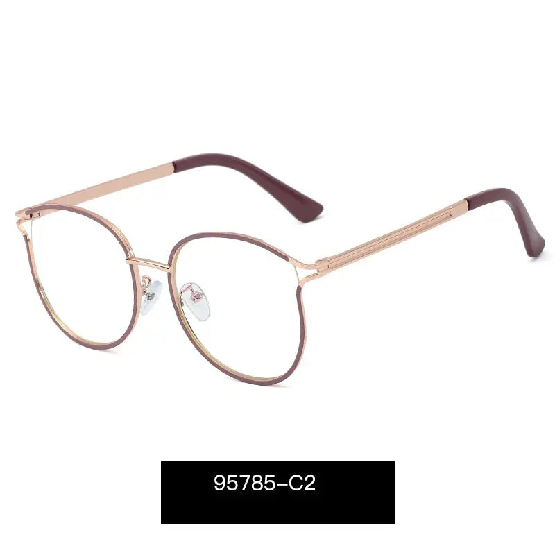 Women's Oval Full Rim TR90 Prescription Glasses 95785 — view 7 | Rx Spectacle