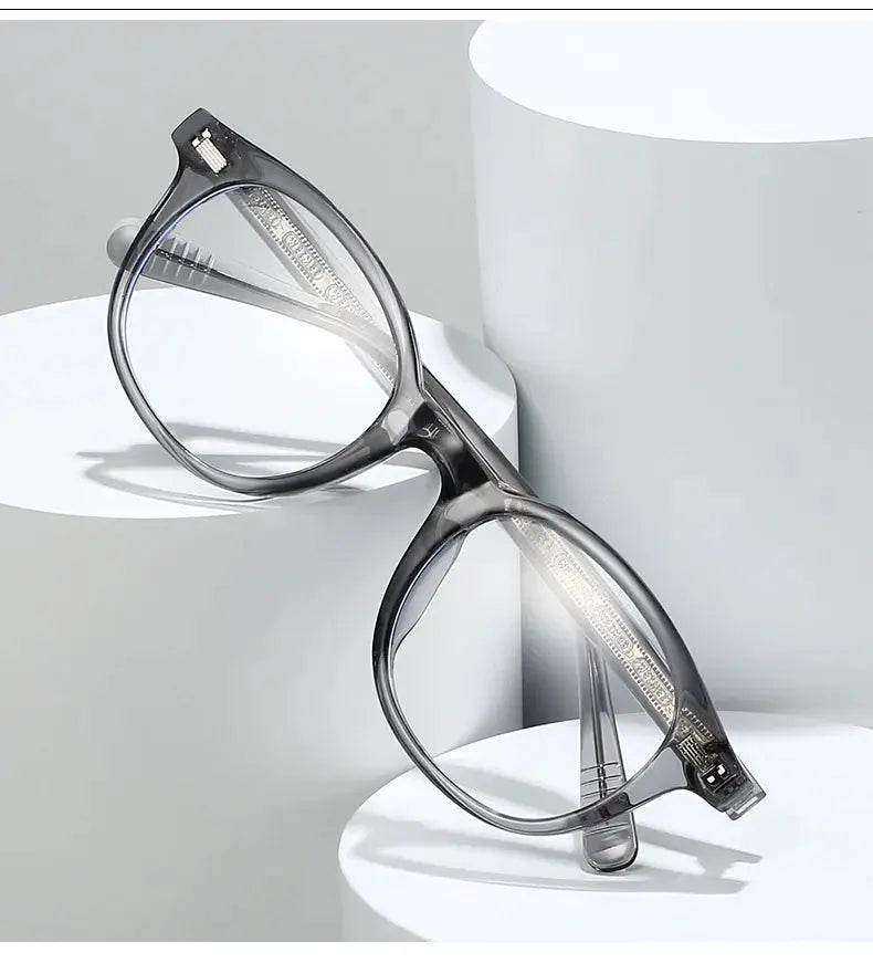 Unisex Round Full Rim TR90 Reading Glasses 28017 — view 1 | Rx Spectacle