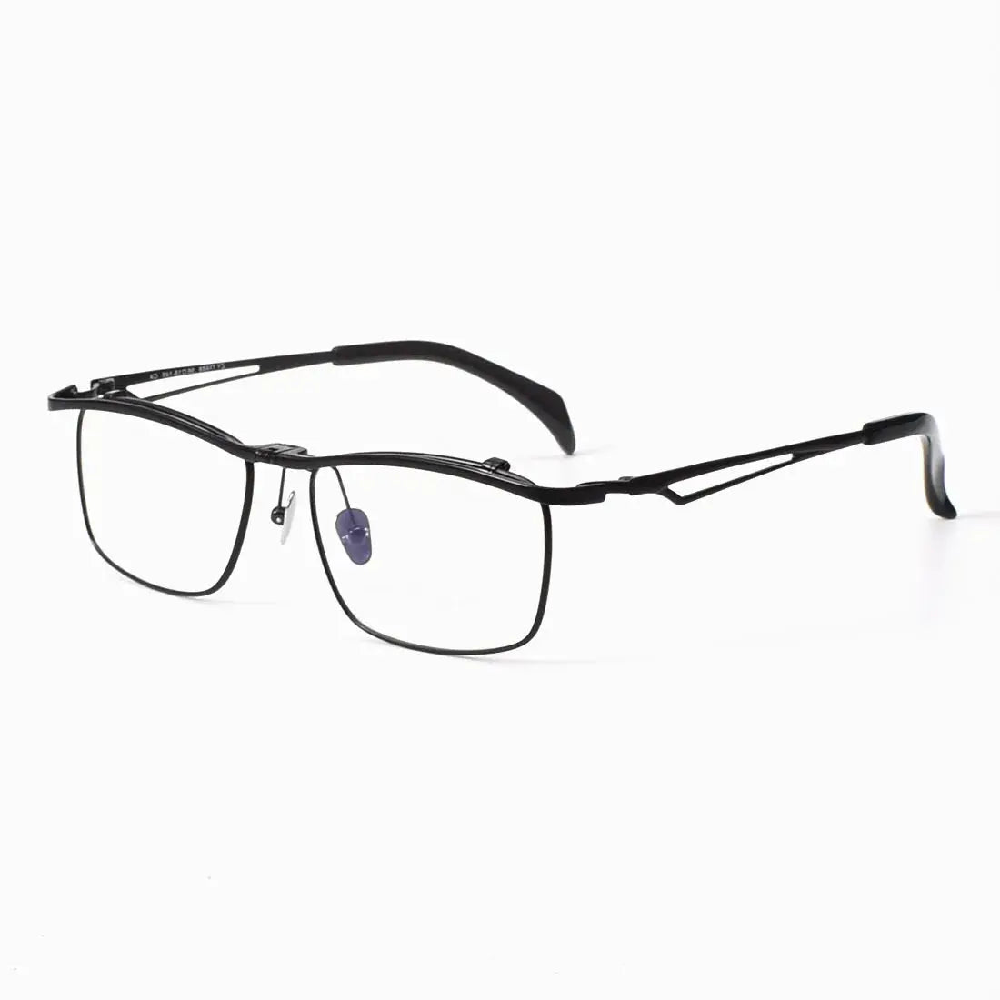 Unisex Square Full Rim Alloy Reading Glasses 30054 — view 6 | Rx Spectacle