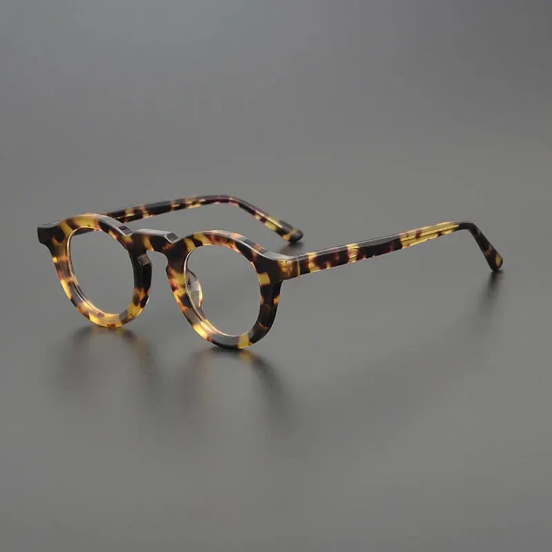 Women's Round Full Rim Acetate Prescription Glasses 23107 — view 3 | Rx Spectacle