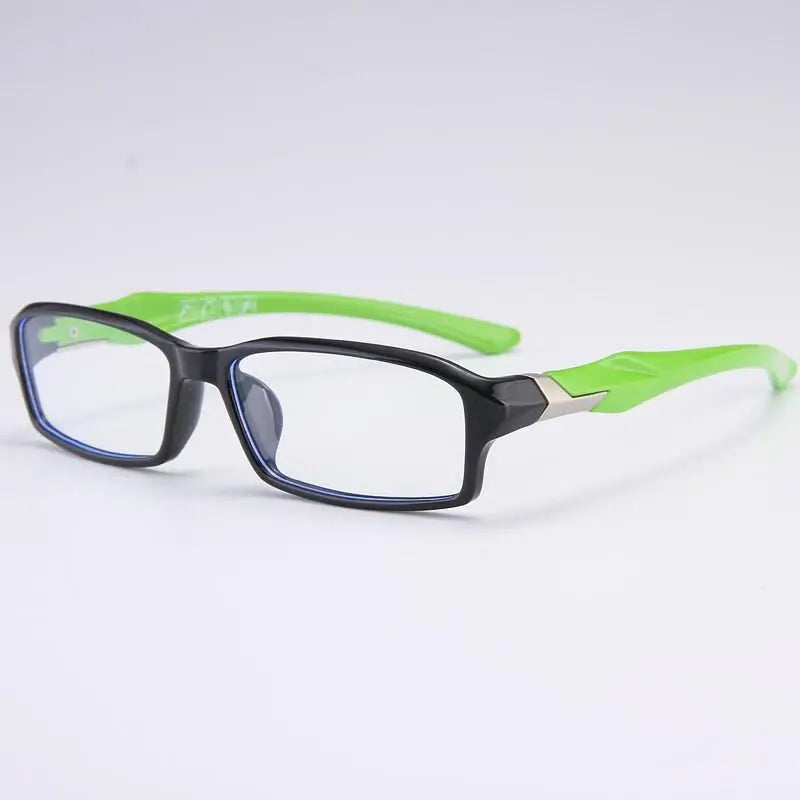 Men's Rectangular Full Rim TR90 Sports Glasses 6059 — view 10 | Rx Spectacle