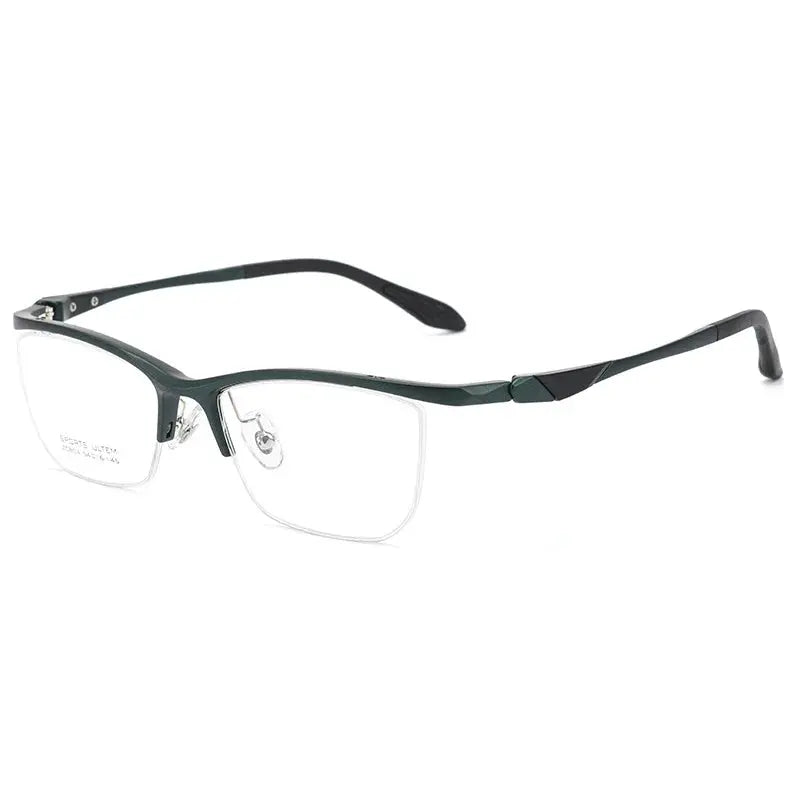 Women's Browline Semi-Rimless Ultem Sports Glasses 804669 — view 3 | Rx Spectacle
