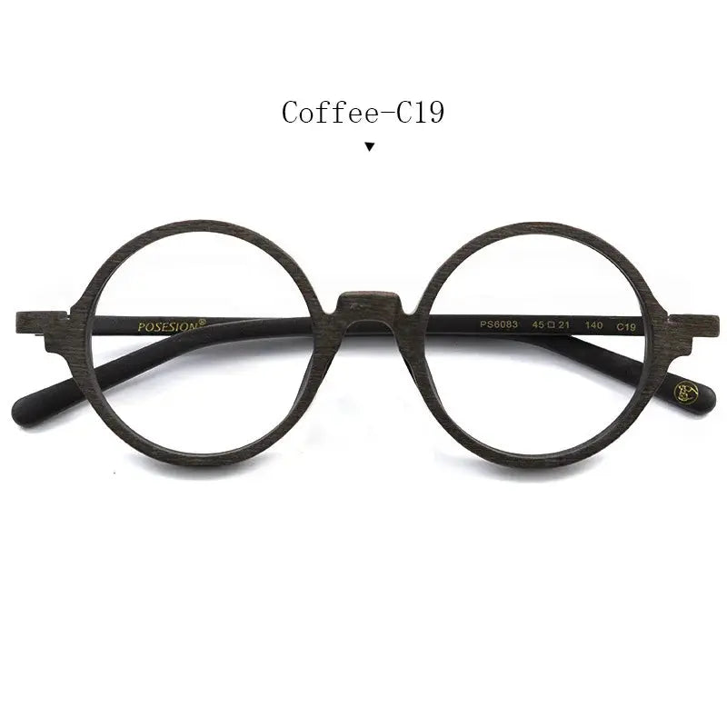 Women's Round Full Rim Titanium Prescription Glasses 88341 — view 5 | Rx Spectacle