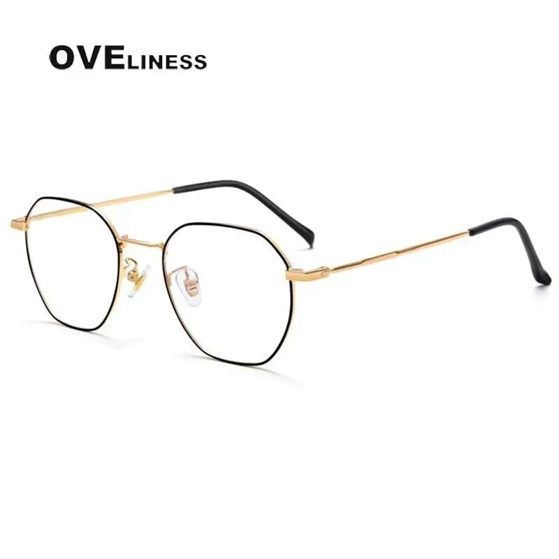 Women's Round Full Rim Titanium Prescription Glasses 2018 — view 2 | Rx Spectacle