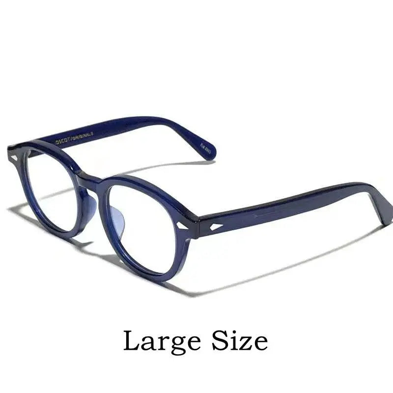 Unisex Round Full Rim Acetate Prescription Glasses Y1915 — view 14 | Rx Spectacle