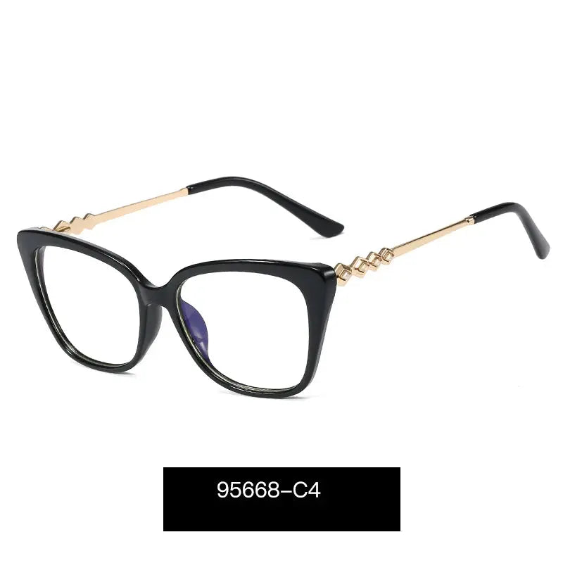 Women's Cat Eye Full Rim TR90 Prescription Glasses 195668 — view 6 | Rx Spectacle