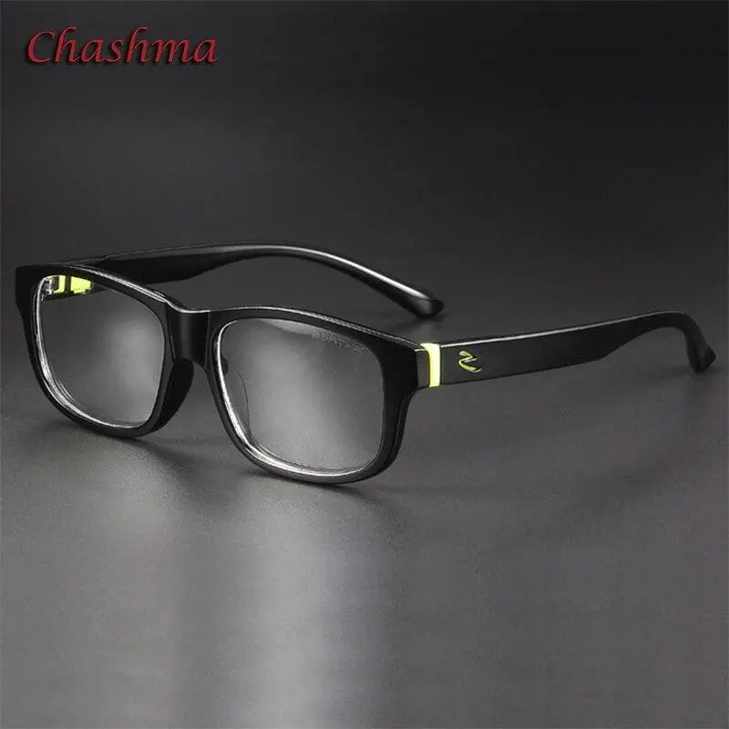 Unisex Square Full Rim Titanium Sports Glasses 0048 — view 3 | Rx Spectacle