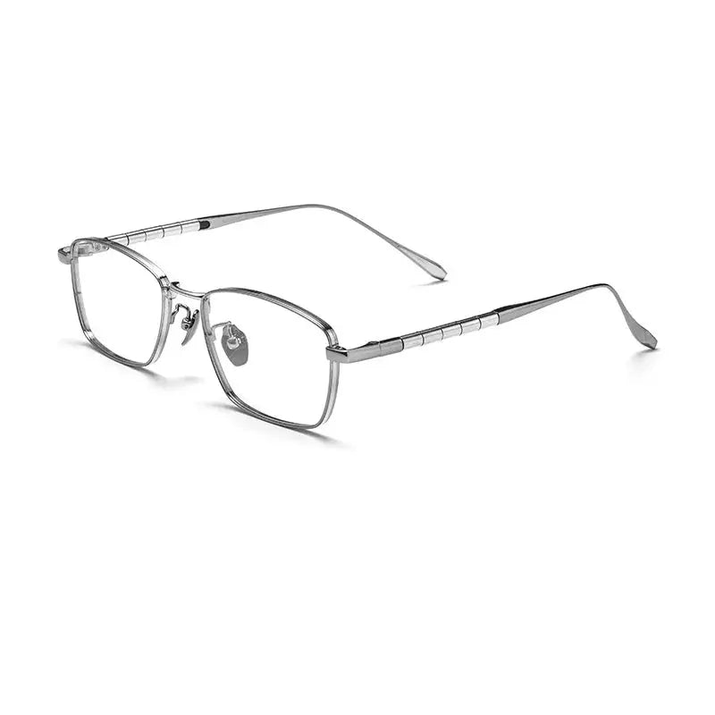 Men's Polygon Full Rim Titanium Prescription Glasses 790200 — view 4 | Rx Spectacle