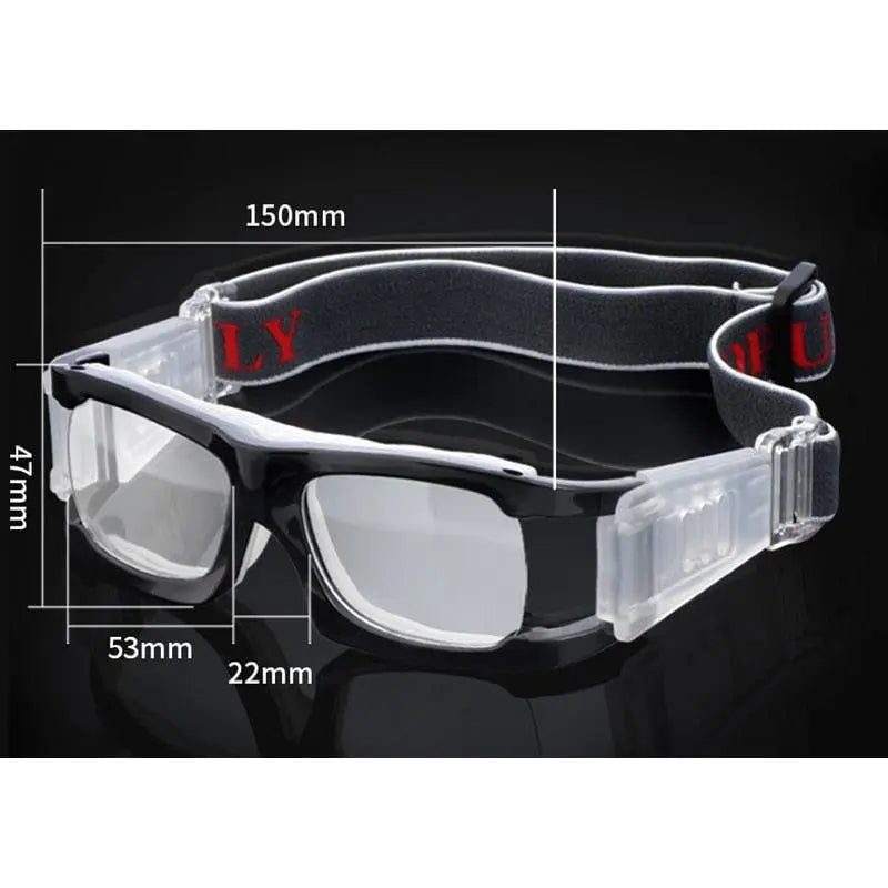 Unisex Square Full Rim Acetate Sports Glasses 881 — view 6 | Rx Spectacle