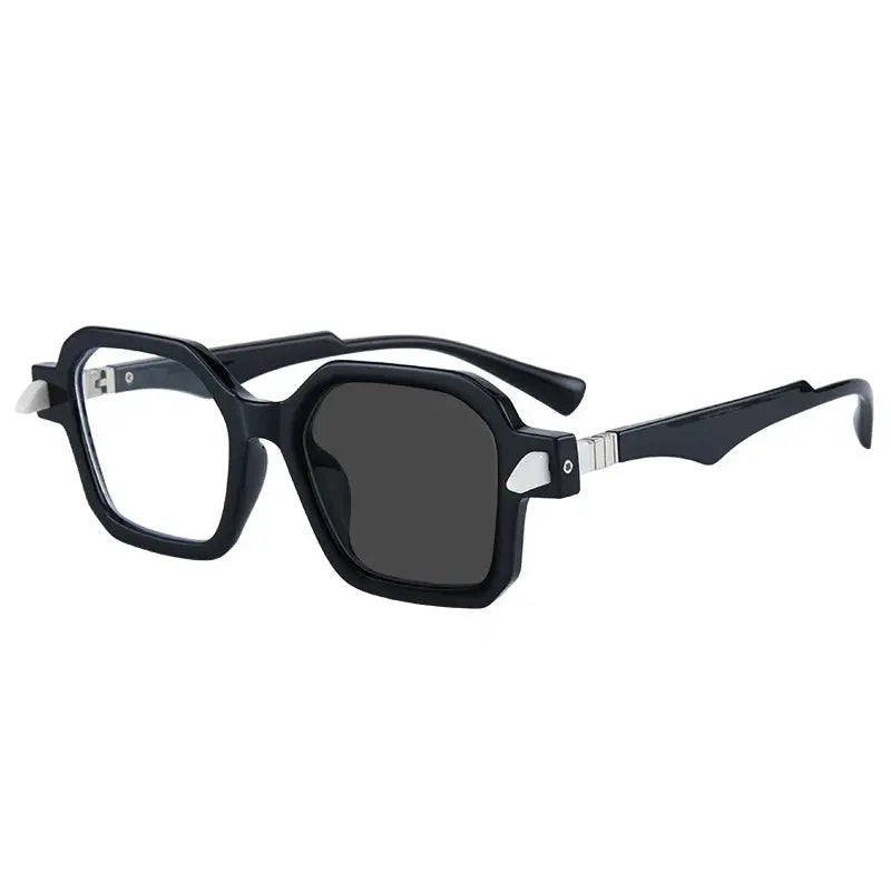Unisex Square Full Rim Acetate Oversized Reading Glasses 5571 — view 11 | Rx Spectacle