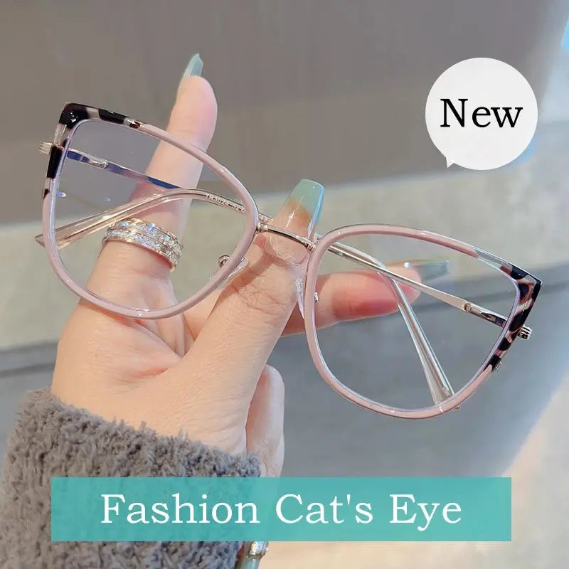 Women's Cat Eye Full Rim TR90 Prescription Glasses Y3024 — view 2 | Rx Spectacle