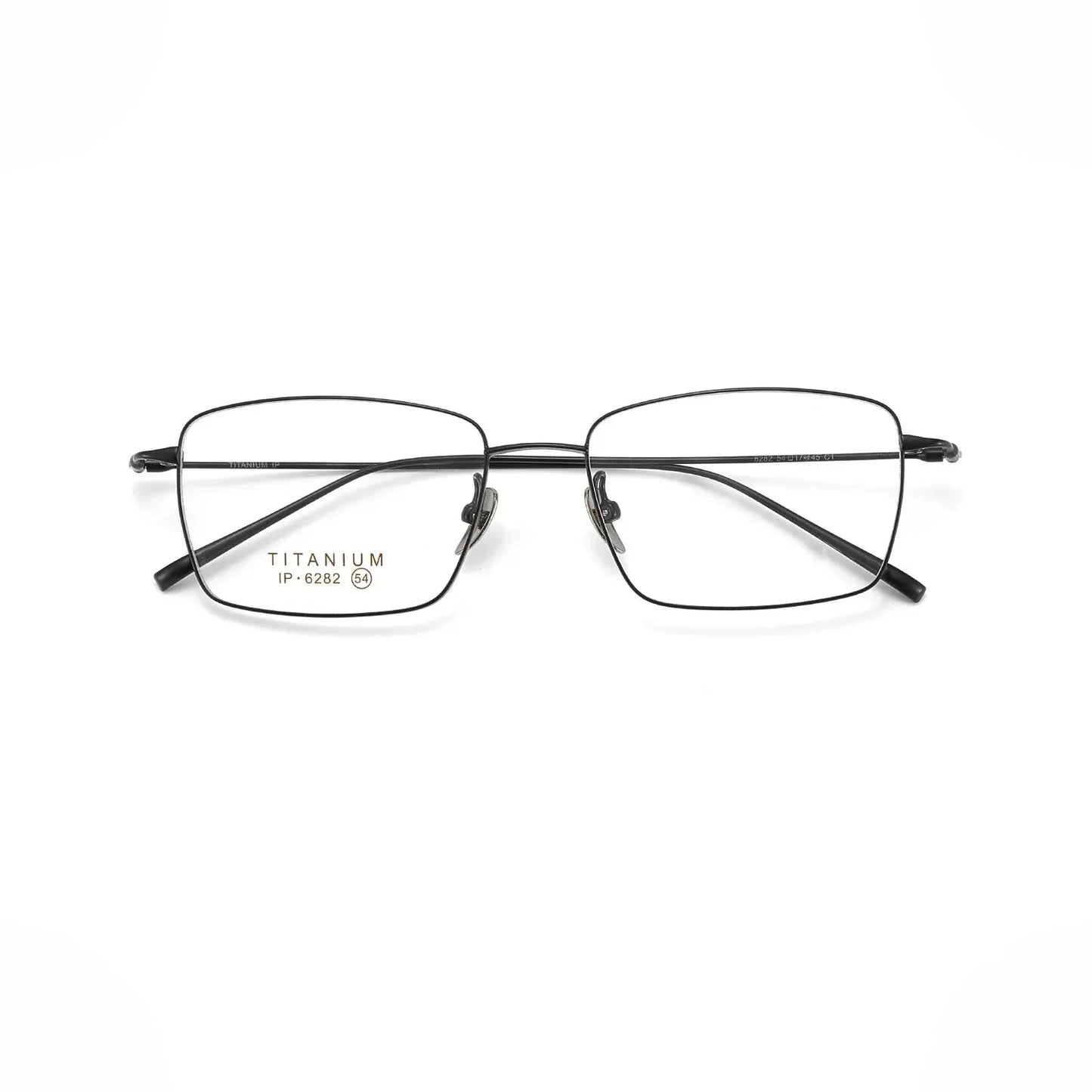 Unisex Polygon Full Rim Titanium Prescription Glasses 76282 — view 6 | Rx Spectacle
