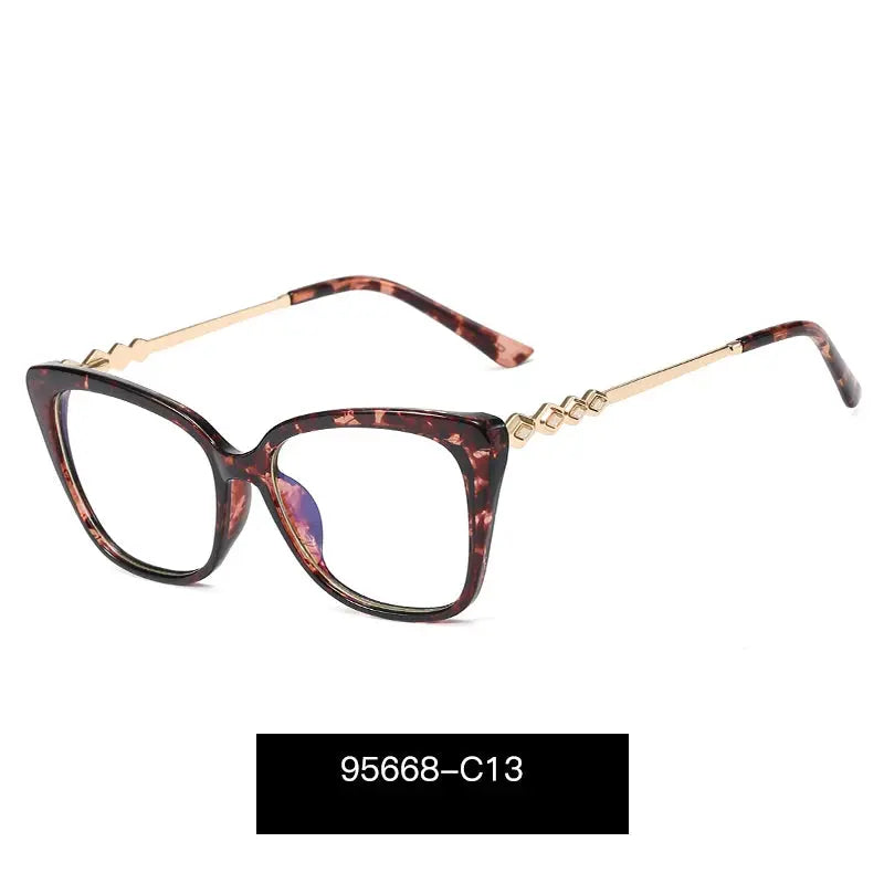 Women's Cat Eye Full Rim TR90 Prescription Glasses 195668 — view 4 | Rx Spectacle