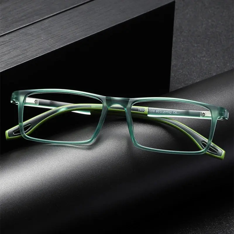Women's Square Full Rim TR90 Prescription Glasses 81308 — view 1 | Rx Spectacle