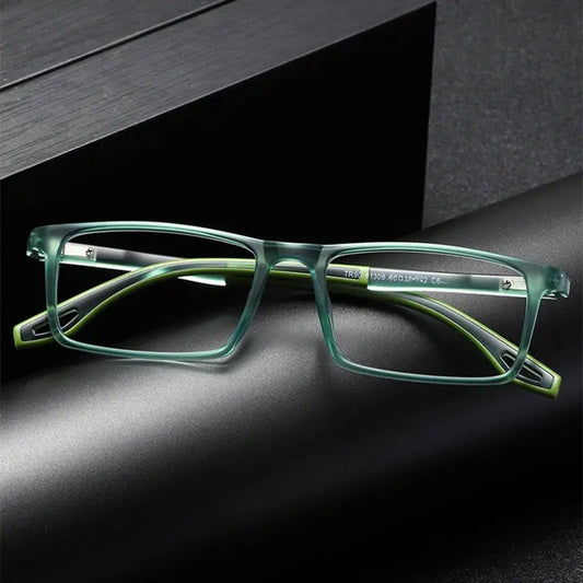 Women's Square Full Rim TR90 Prescription Glasses 81308 — view 1 | Rx Spectacle