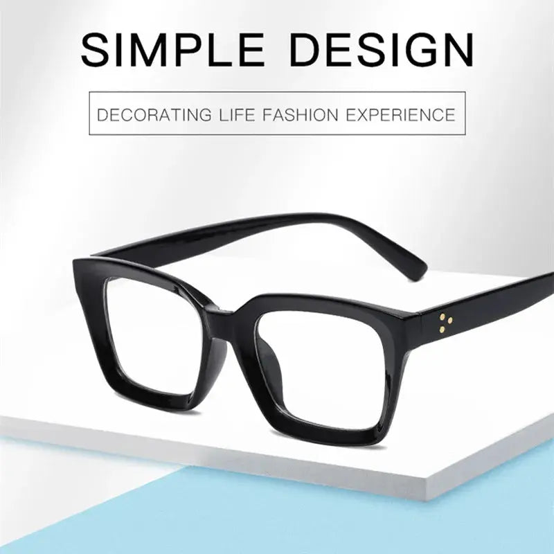 Unisex Square Full Rim Acetate Reading Glasses 4913 — view 2 | Rx Spectacle