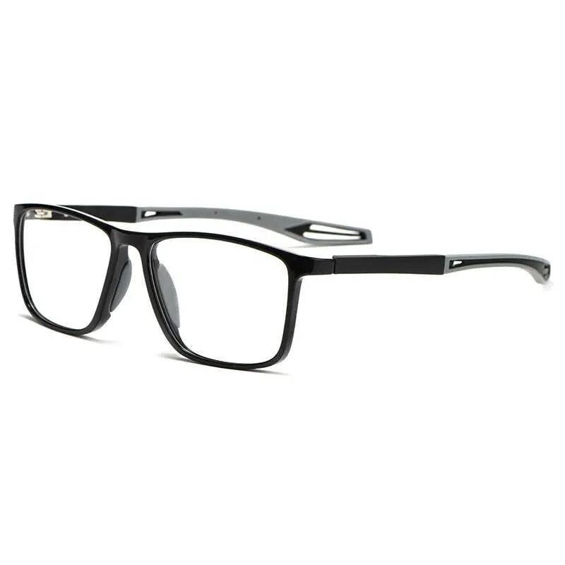 Unisex Square Full Rim TR90 Sports Glasses TR1019R — view 6 | Rx Spectacle