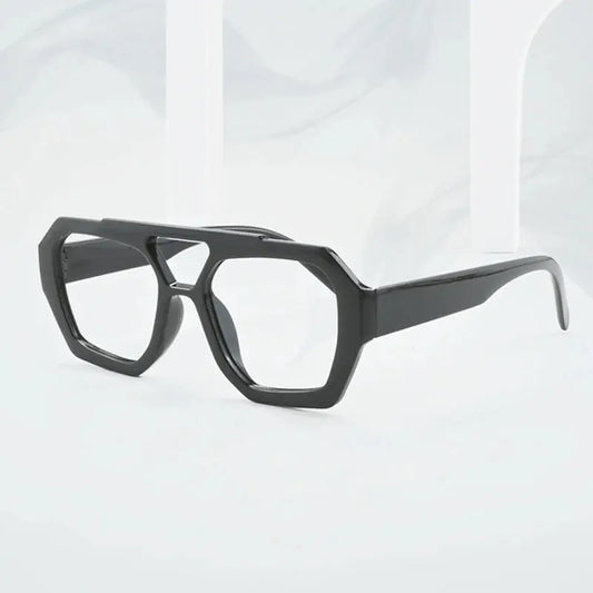 Unisex Polygon Full Rim TR90 Double Bridge Reading Glasses 220033 — view 1 | Rx Spectacle