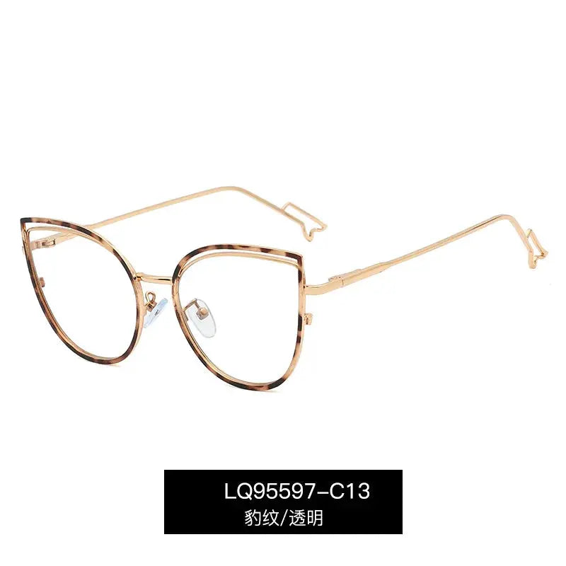 Women's Cat Eye Full Rim TR90 Prescription Glasses 95597 — view 10 | Rx Spectacle