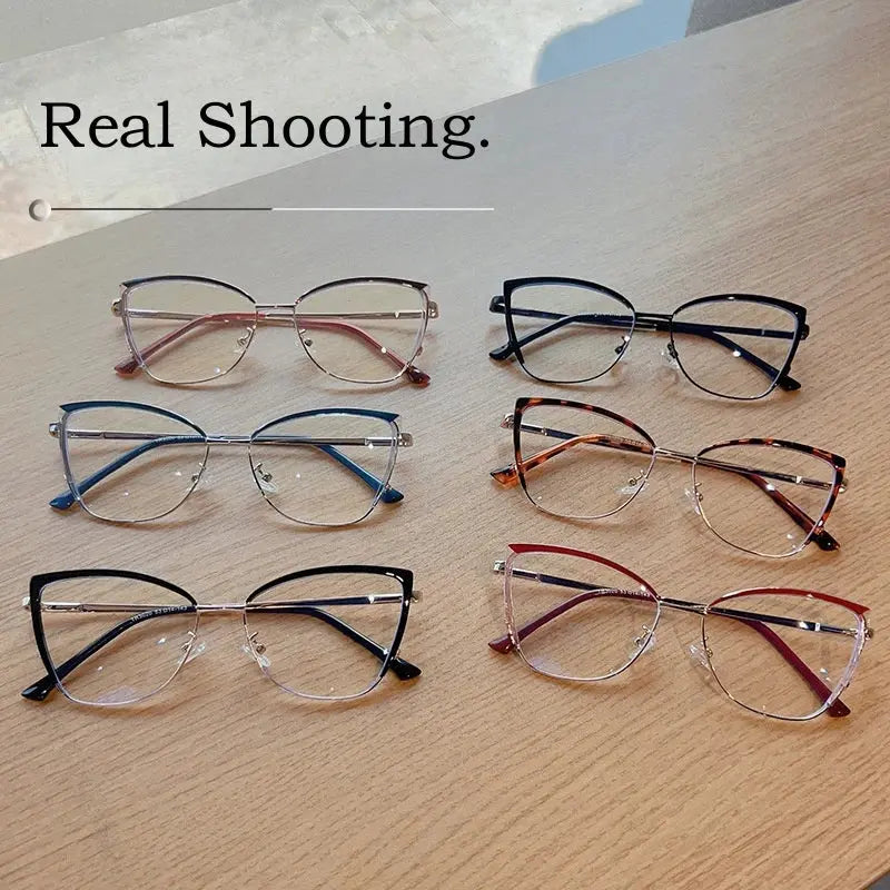 Women's Cat Eye Full Rim TR90 Prescription Glasses Y3020 — view 4 | Rx Spectacle