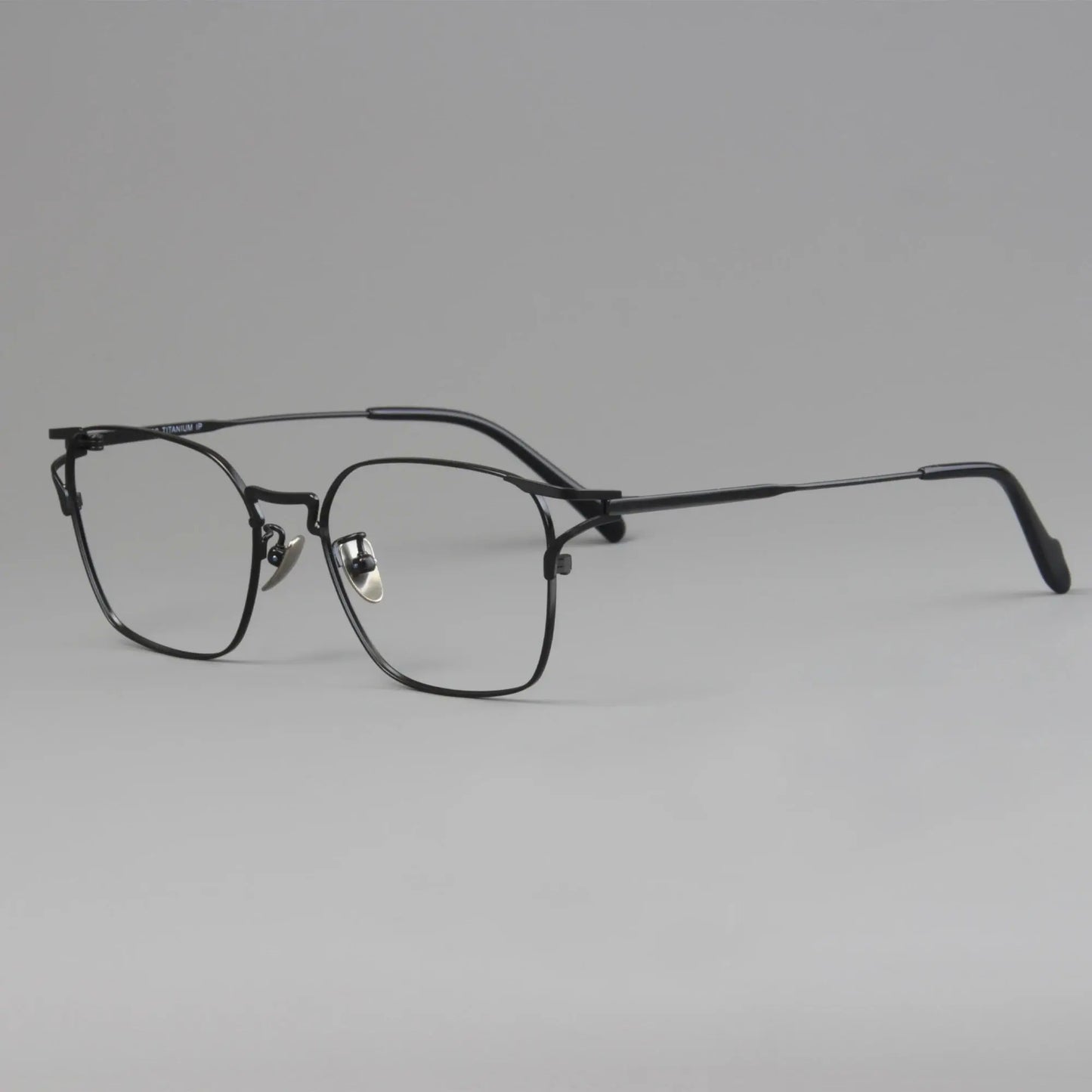 Unisex Square Full Rim Titanium Prescription Glasses 360038 — view 5 | Rx Spectacle