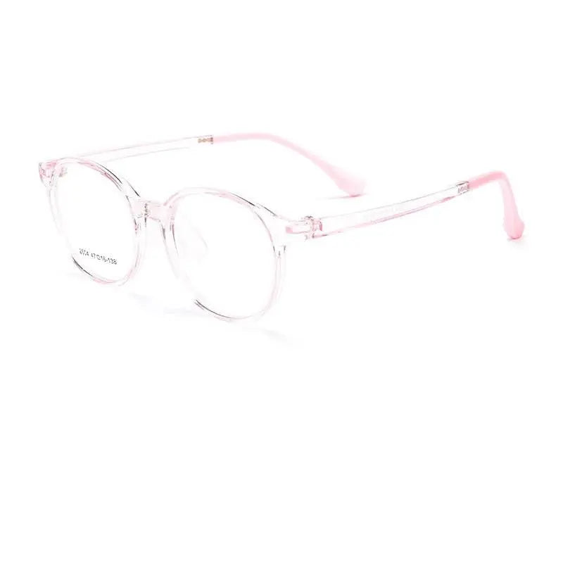 Unisex Round Full Rim TR90 Prescription Glasses 2604et — view 8 | Rx Spectacle