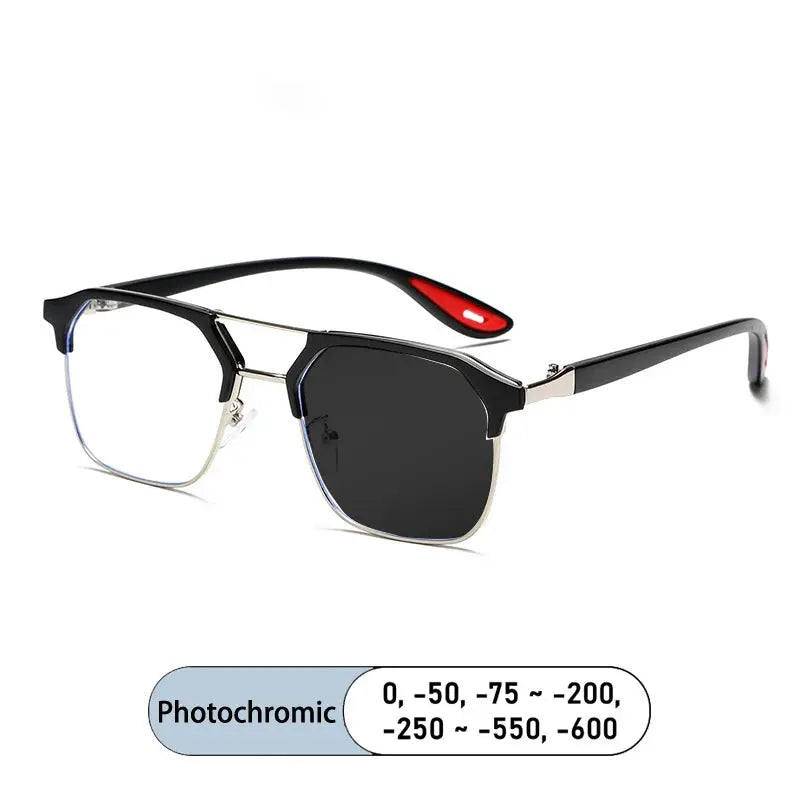 Unisex Square Full Rim TR90 Double Bridge Reading Glasses 968329 — view 5 | Rx Spectacle