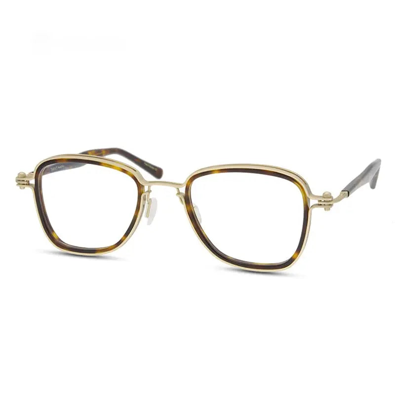 Women's Square Full Rim Titanium Prescription Glasses 195868 — view 5 | Rx Spectacle