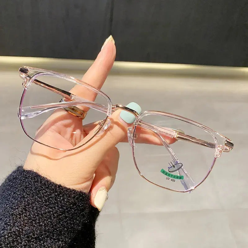Unisex Square Full Rim TR90 Prescription Glasses 48018 — view 3 | Rx Spectacle