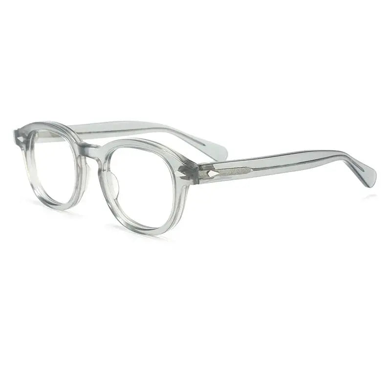 Unisex Oval Full Rim Acetate Prescription Glasses 80122 — view 9 | Rx Spectacle