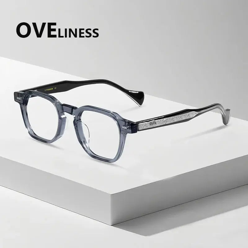 Women's Polygon Full Rim Titanium Prescription Glasses 926002 — view 5 | Rx Spectacle