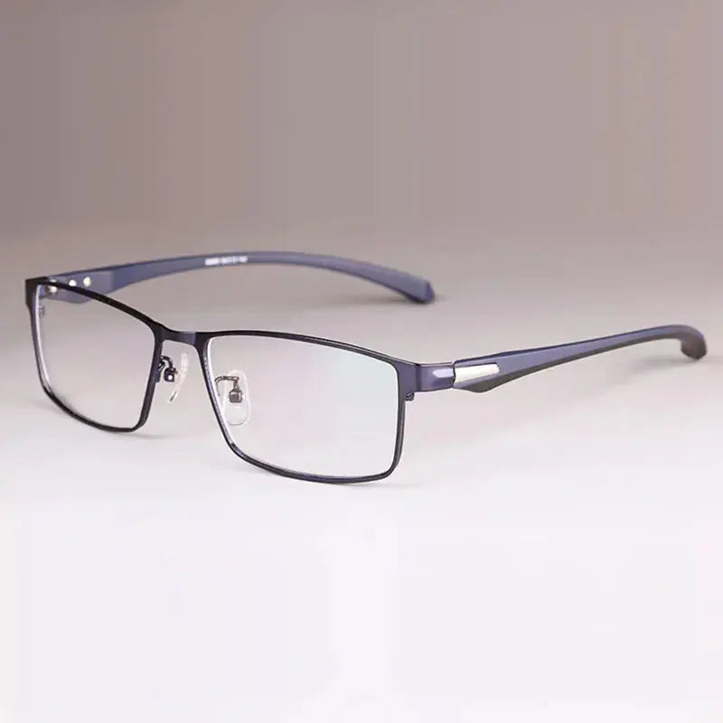 Unisex Square Semi-Rimless TR90 Prescription Glasses 56017 — view 7 | Rx Spectacle