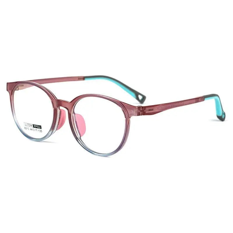 Unisex Round Full Rim Ultem Prescription Glasses 8210S — view 6 | Rx Spectacle