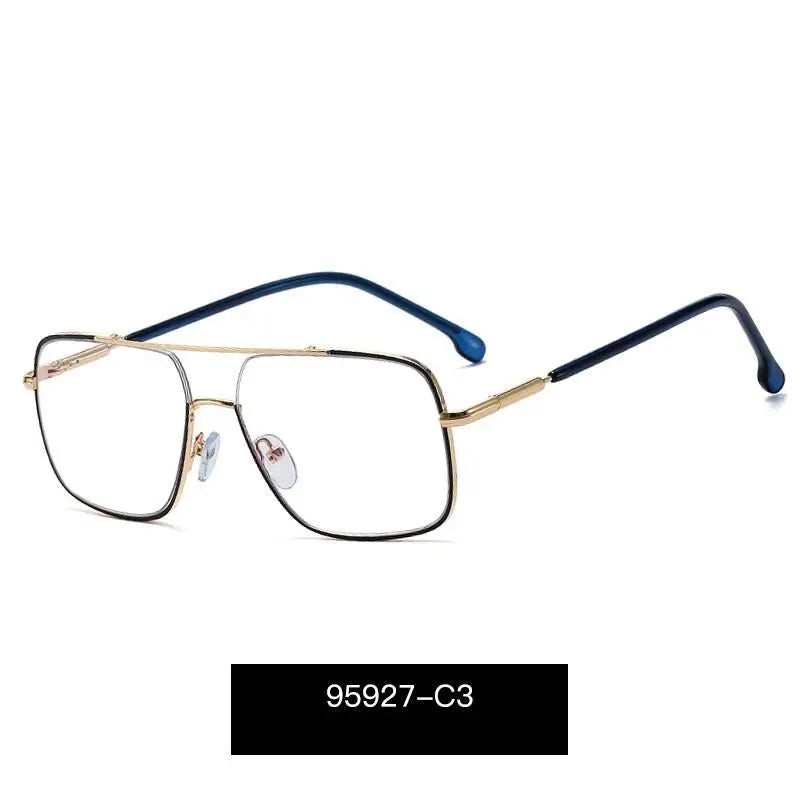 Women's Square Full Rim TR90 Double Bridge Prescription Glasses 95927 — view 6 | Rx Spectacle