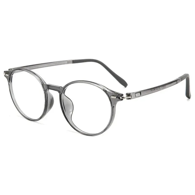 Women's Round Full Rim TR90 Prescription Glasses 46854 — view 6 | Rx Spectacle