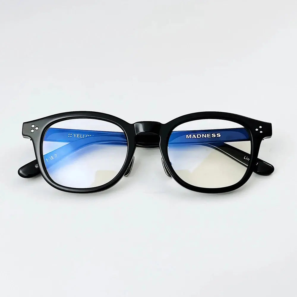 Unisex Browline Full Rim Acetate Prescription Glasses 492340 — view 4 | Rx Spectacle